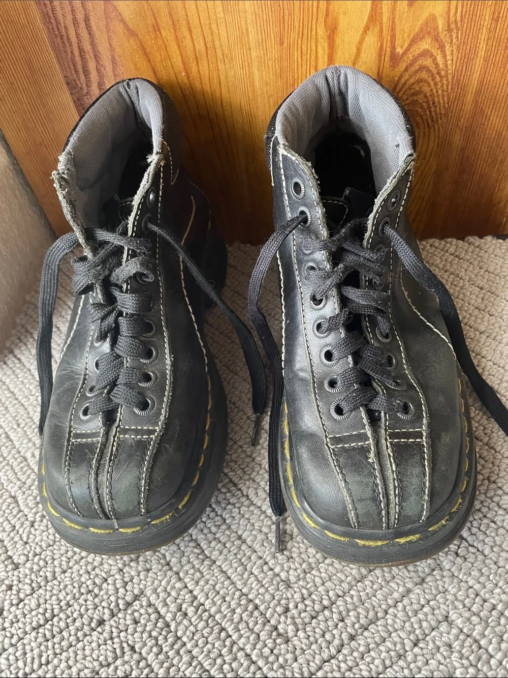 Vintage Doc Dr Martens Chunky Boots Made in England Size 6